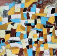 Patches and Tatters 80x80cm.