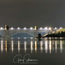 5. Britannia Bridge at Night