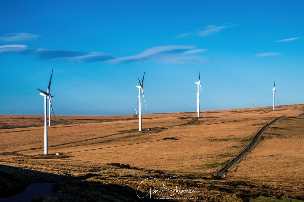 55. Wind Farm with Lenticular Clouds