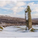 Bennett's Cross Dartmoor, Birch Tor at the top of the hill