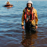 Bronze Sarah Hall The Lifeboat Man