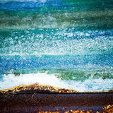 Silver Michael Ginsberg Close Up Corrugated Seascape