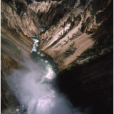 Yellowstone river in spate