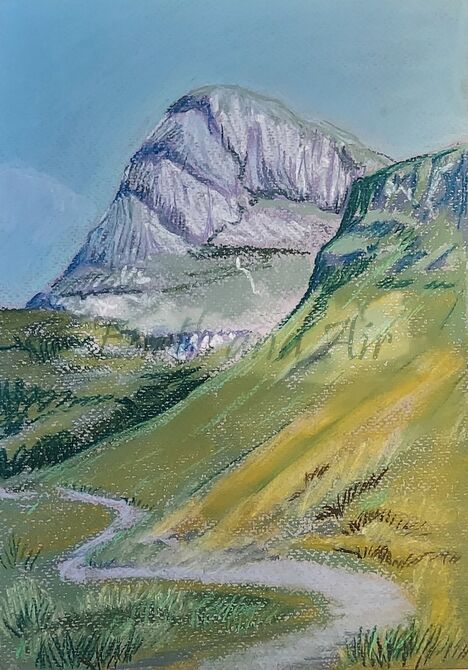 The path from Talisker bay, Skye