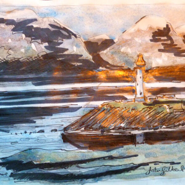 Ardnamurchan, watercolour