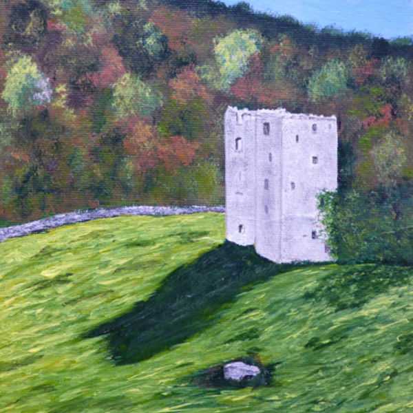 Arnside Tower; acrylic