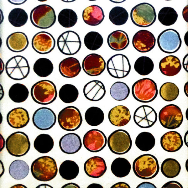 Circles 9; mixed media; 40 x 50 FS