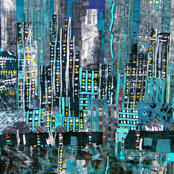 CityScape; Giclee Print; 30 x 40 FS