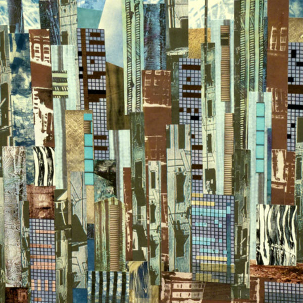 Cityscape 2; mixed media; 50 x 60 Sold
