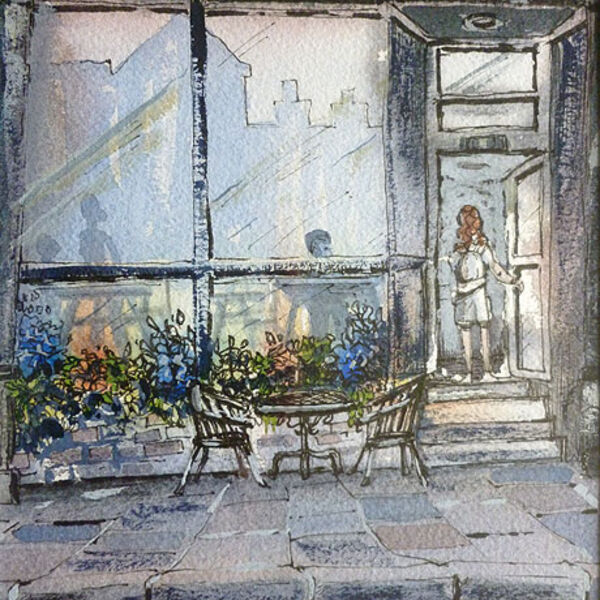 First Date; watercolour