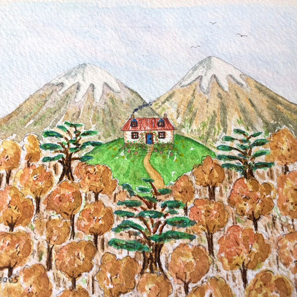 Highland Croft House, Watercolour