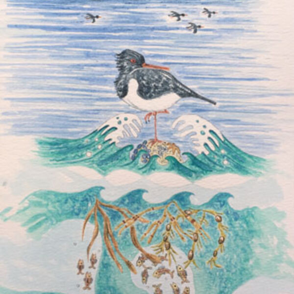 Over to Skye, watercolour FS