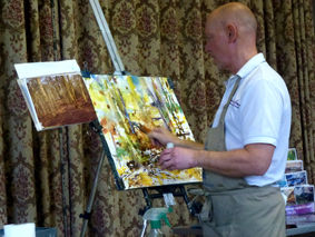 Robert Dutton Demonstrating at Workshop March 2019b