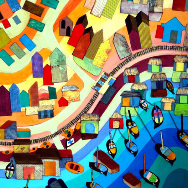 The Harbour; Giclee print; 25 x 30 FS