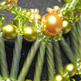 Dragon's Wing Green Bracelet