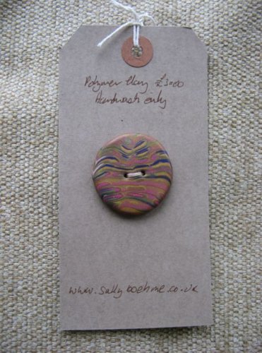 Shimmer Button - Pink