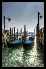 Gondolas in Venice