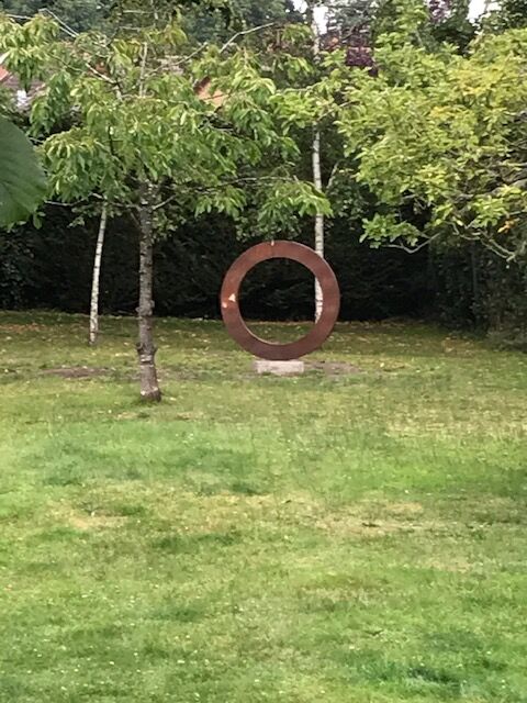 Thick steel ring large