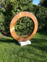 Thick steel ring large
