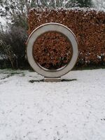 Thick steel ring large