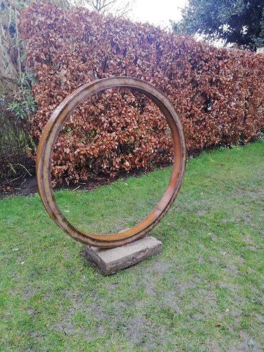 Thin steel ring large