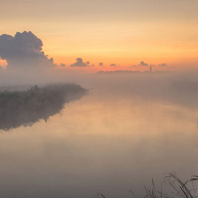 De wereld wacht op de zon