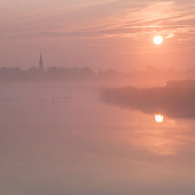 Zonsopkost in stilte - Ilpendam
