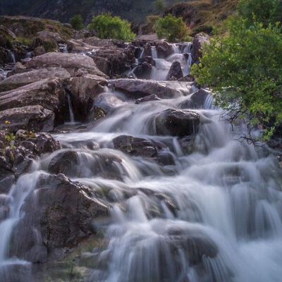Waterfall in Cwm Idwal