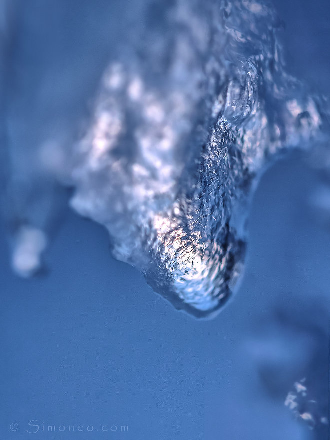 Icy blue