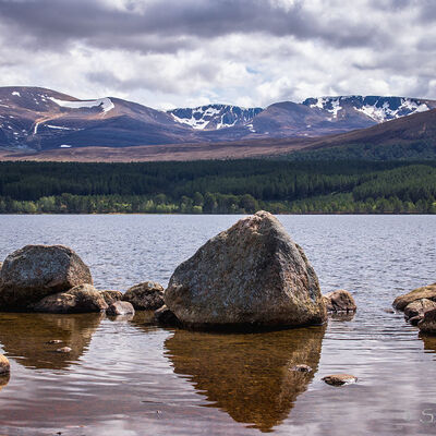 Loch Morlich reflectie