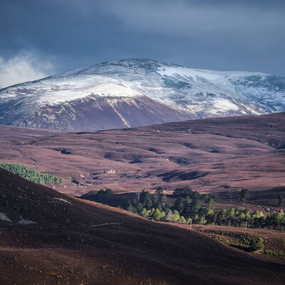 Mighty mountains at Mar Lodge