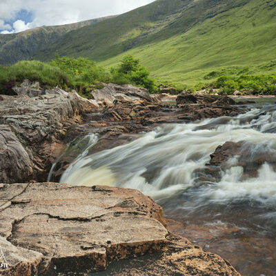 Waterfall in Glen Etive