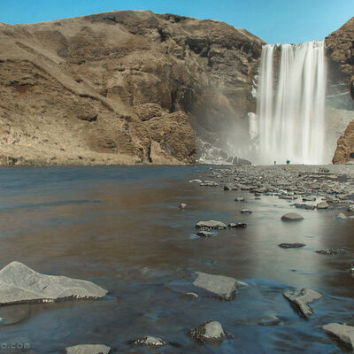Waterwall - Skogafoss waterfall