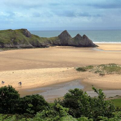 Three Cliffs Bay, Gower, Wales