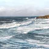 SOLD - Waiting to Catch That Wave, Fistral Beach