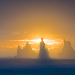 Sunset at Vik Iceland