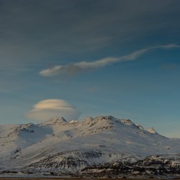 Lenticular Cloud over the Vatnajokull Glacier