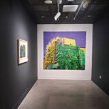 Building Babel and Blue Greenhouse installation