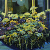 "Bay Window" oil and mixed media on linen, 123 x 150cm ,