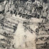 Church, Drypoint edition of 4