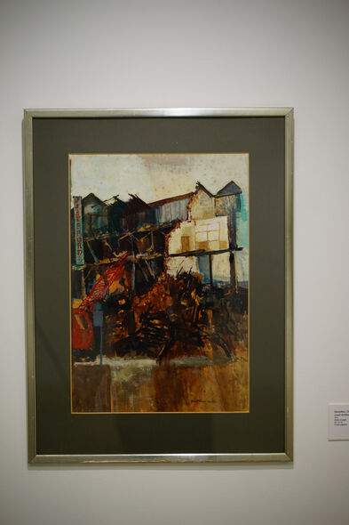 "Demolition, old Belfast", Joseph McWilliams, Private Collection