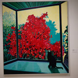 "Oriel Window", Simon McWilliams, oil on canvas, 152 x 137, 2023, artists collection