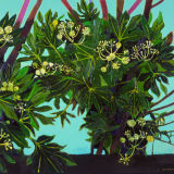 Fatsia Japonica, oil on canvas, 97 x 102cm