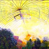 "Forest Ether" oil on linen