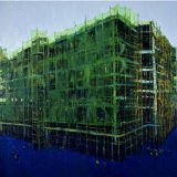 Green Wrapping, oil on canvas