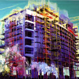 Metropolis, oil on canvas 170 x 213 cm