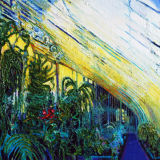 Palmhouse Vegetation, Belfast oil on canvas 24 x 32ins