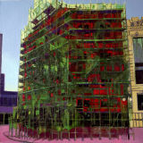 Restoration, oil on canvas 72 x 72ins