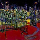 Saint Malachy's Gates, Belfast, oil on canvas,36 x 36 inches