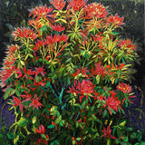 "Summer Flames" 120 x 80, oil on linen